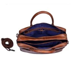 DSTRCT Fletcher Street Business Laptoptas 15.6'' Cognac -Fjallraven Tassen Verkoopwinkel 016120 30 4
