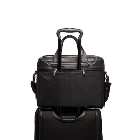 Tumi Alpha Expandable Organizer Laptop 15" Brief Leather Black 8 Tumi Alpha Expandable Organizer Laptop 15" Brief Leather Black - Afbeelding 6