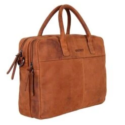 DSTRCT Wall Street Business Laptoptas 15.6'' Cognac -Fjallraven Tassen Verkoopwinkel 076520 30 3