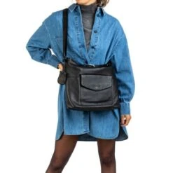 Burkely Just Jackie Crossover Hobo Black -Fjallraven Tassen Verkoopwinkel 1000028.84.10 5