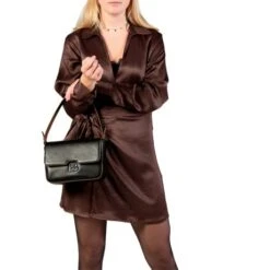 Burkely Modest Meghan Satchel Shoulderbag Black -Fjallraven Tassen Verkoopwinkel 1000269.43.10 5