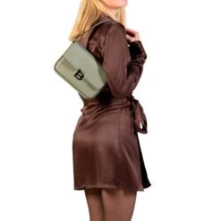 Burkely Modest Meghan Satchel Shoulderbag Light Green -Fjallraven Tassen Verkoopwinkel 1000269.43.72 5