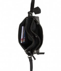 Burkely Just Jolie Double Zip Crossbody Bag Black New -Fjallraven Tassen Verkoopwinkel 1000304.84 10 5 600 1