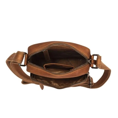 Chesterfield Birmingham Schoudertas Cognac 5 Chesterfield Birmingham Schoudertas Cognac - Afbeelding 3