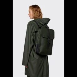 Rains Original Backpack Mini Rugtas Green -Fjallraven Tassen Verkoopwinkel 12800 green women 1
