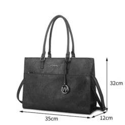 Wimona Franca Schoudertas Laptop 13.3" Black 10 Wimona Franca Schoudertas Laptop 13.3" Black -Fjallraven Tassen Verkoopwinkel 1290 kleur zwart formaat