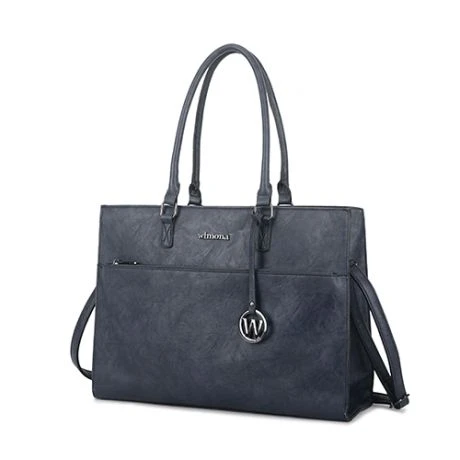 Wimona Franca Schoudertas Laptop 13.3" Dark Blue 4 Wimona Franca Schoudertas Laptop 13.3" Dark Blue - Afbeelding 2