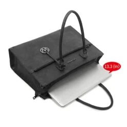 Wimona Franca Schoudertas Laptop 13.3" Black 12 Wimona Franca Schoudertas Laptop 13.3" Black -Fjallraven Tassen Verkoopwinkel 1290 kleur zwart