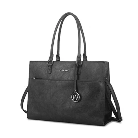 Wimona Franca Schoudertas Laptop 13.3" Black 4 Wimona Franca Schoudertas Laptop 13.3" Black - Afbeelding 2