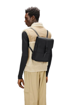 Rains Backpack 13" Mini Black -Fjallraven Tassen Verkoopwinkel 13020 black men 1