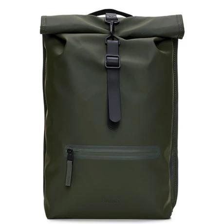 Rains Rolltop 16" Rucksack Green 3 Rains Rolltop 16" Rucksack Green