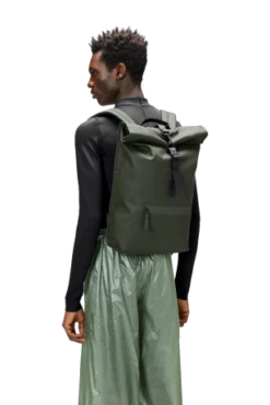 Rains Rolltop 16" Rucksack Green 10 Rains Rolltop 16" Rucksack Green -Fjallraven Tassen Verkoopwinkel 13320 green men 1