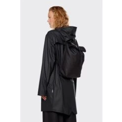 Rains Original Rolltop Rucksack Mini Black -Fjallraven Tassen Verkoopwinkel 13610 black women 1