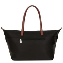 Hexagona Pop Shopper L Noir Marron -Fjallraven Tassen Verkoopwinkel 176582 0120 1