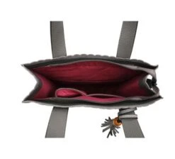 Wimona Paulina Shopper Grey -Fjallraven Tassen Verkoopwinkel 1801 kleur grijs binnenkant