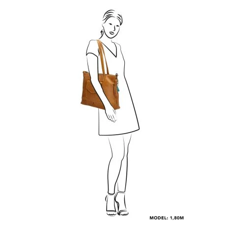 Micmacbags Friendship Shopper Schoudertas Camel 5 Micmacbags Friendship Shopper Schoudertas Camel - Afbeelding 3