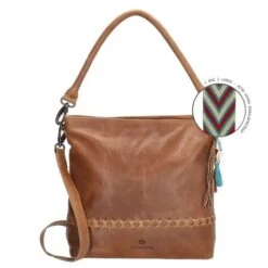 Micmacbags Friendship Hoge Schoudertas Bruin