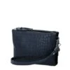 LouLou Essentiels Vintage Croco Crossbody Black