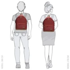 Enrico Benetti Santiago Rugtas 14" Bordeaux 13 Enrico Benetti Santiago Rugtas 14" Bordeaux -Fjallraven Tassen Verkoopwinkel 200301814 46158 bordeaux 30x15x43 5