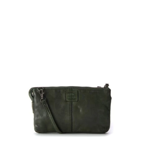 Bear Design Cow Lavato Schoudertas Olive Green 4 Bear Design Cow Lavato Schoudertas Olive Green - Afbeelding 2