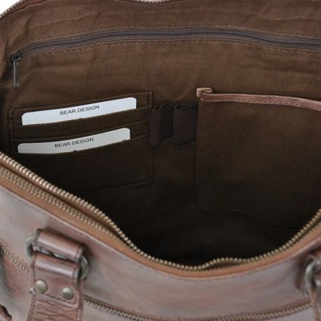 Bear Design Cow Lavato Lia Laptoptas 11" Bruin 8 Bear Design Cow Lavato Lia Laptoptas 11" Bruin - Afbeelding 6