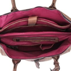 Wimona Fabiana One Schoudertas Cognac 9 Wimona Fabiana One Schoudertas Cognac -Fjallraven Tassen Verkoopwinkel 2021 kleur cognac binnenkant