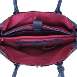 Wimona Fabiana One Schoudertas Dark Blue 8 Wimona Fabiana One Schoudertas Dark Blue -Fjallraven Tassen Verkoopwinkel 2021 kleur donkerblauw binnenkant