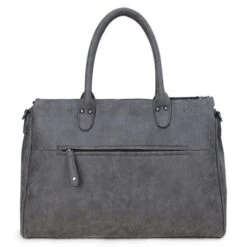 Wimona Fabiana One Schoudertas Grey 9 Wimona Fabiana One Schoudertas Grey -Fjallraven Tassen Verkoopwinkel 2021 kleur grijs achterkant