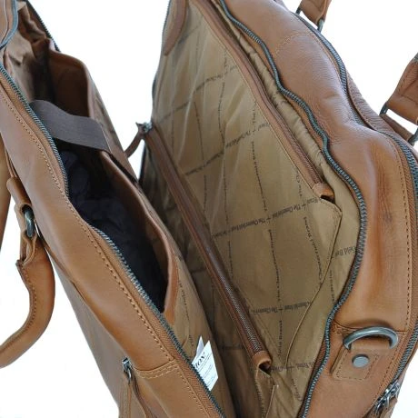 Chesterfield Stef Business Laptop Bag 15.6" Cognac 9 Chesterfield Stef Business Laptop Bag 15.6" Cognac - Afbeelding 7