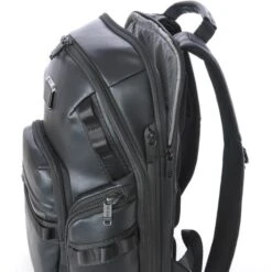 Tumi Alpha Bravo Navigation Leather Backpack Black -Fjallraven Tassen Verkoopwinkel 20230223 capture0018