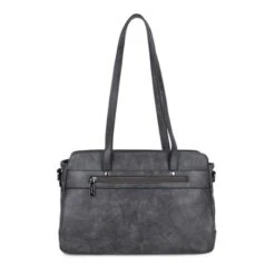 Wimona Angelina Schoudertas Grey 9 Wimona Angelina Schoudertas Grey -Fjallraven Tassen Verkoopwinkel 2026 kleur grijs achterkant