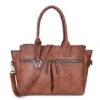 Wimona Catarina One Schoudertas Cognac 1 Wimona Catarina One Schoudertas Cognac -Fjallraven Tassen Verkoopwinkel 2031 kleur cognac voorkant