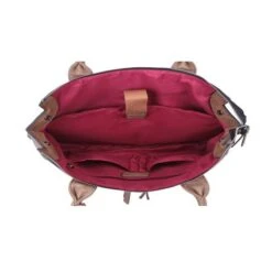 Wimona Catarina One Schoudertas Taupe -Fjallraven Tassen Verkoopwinkel 2031 kleur taupe binnenkant