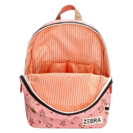 Zebra Girls Rugzak M Unicorn Roze 7 Zebra Girls Rugzak M Unicorn Roze - Afbeelding 5