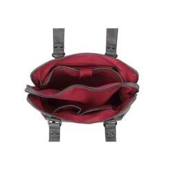 Wimona Verona Schoudertas Grey -Fjallraven Tassen Verkoopwinkel 2099 kleur grijs binnenkant