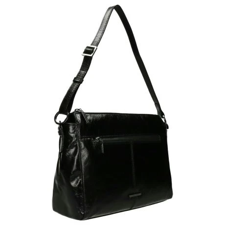 Claudio Ferrici Pelle Vecchia Shoulder Bag Black 5 Claudio Ferrici Pelle Vecchia Shoulder Bag Black - Afbeelding 3