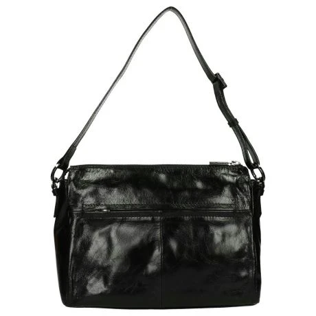 Claudio Ferrici Pelle Vecchia Shoulder Bag Black 4 Claudio Ferrici Pelle Vecchia Shoulder Bag Black - Afbeelding 2