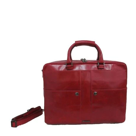 Claudio Ferrici Pelle Vecchia Workbag 15" Red 3 Claudio Ferrici Pelle Vecchia Workbag 15" Red