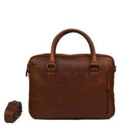 DSTRCT Premium Collection Laptopbag 14" Cognac -Fjallraven Tassen Verkoopwinkel 230030 cognac 2