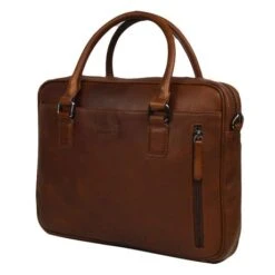 DSTRCT Premium Collection Laptopbag 14" Cognac -Fjallraven Tassen Verkoopwinkel 230030 cognac 3