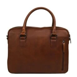 DSTRCT Premium Collection Laptopbag 14" Cognac -Fjallraven Tassen Verkoopwinkel 230030 cognac 4