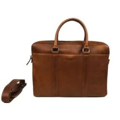 DSTRCT Premium Collection Laptopbag 15.6" Cognac -Fjallraven Tassen Verkoopwinkel 230130 cognac 2