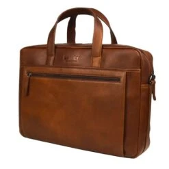 DSTRCT Premium Collection Laptopbag 17" Cognac -Fjallraven Tassen Verkoopwinkel 230430 cognac 3