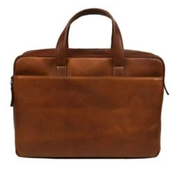 DSTRCT Premium Collection Laptopbag 17" Cognac -Fjallraven Tassen Verkoopwinkel 230430 cognac 4
