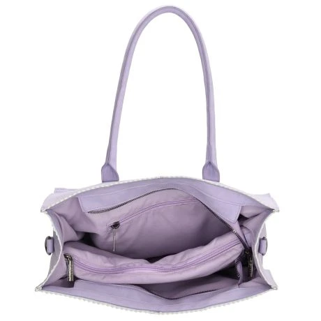 Zebra Natural Bag Kartel Lisa Lila Purple 6 Zebra Natural Bag Kartel Lisa Lila Purple - Afbeelding 4