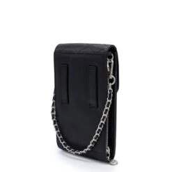 MOSZ Telefoontasje Quilted Black Brushed Silver 16 MOSZ Telefoontasje Quilted Black Brushed Silver -Fjallraven Tassen Verkoopwinkel 2 48