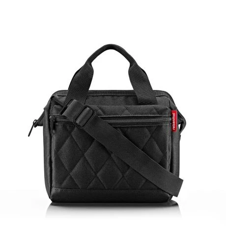 Reisenthel Allrounder Cross Schoudertas Rhombus Black 3 Reisenthel Allrounder Cross Schoudertas Rhombus Black