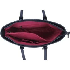 Wimona Kyara Schoudertas Zwart -Fjallraven Tassen Verkoopwinkel 3010 kleur zwart binnenkant