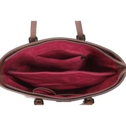 Wimona Kyara-One Schoudertas Taupe -Fjallraven Tassen Verkoopwinkel 3011 kleur taupe binnenkant 1