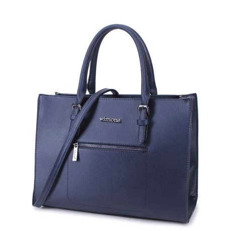 Wimona Natalia Schoudertas Donkerblauw 4 Wimona Natalia Schoudertas Donkerblauw - Afbeelding 2
